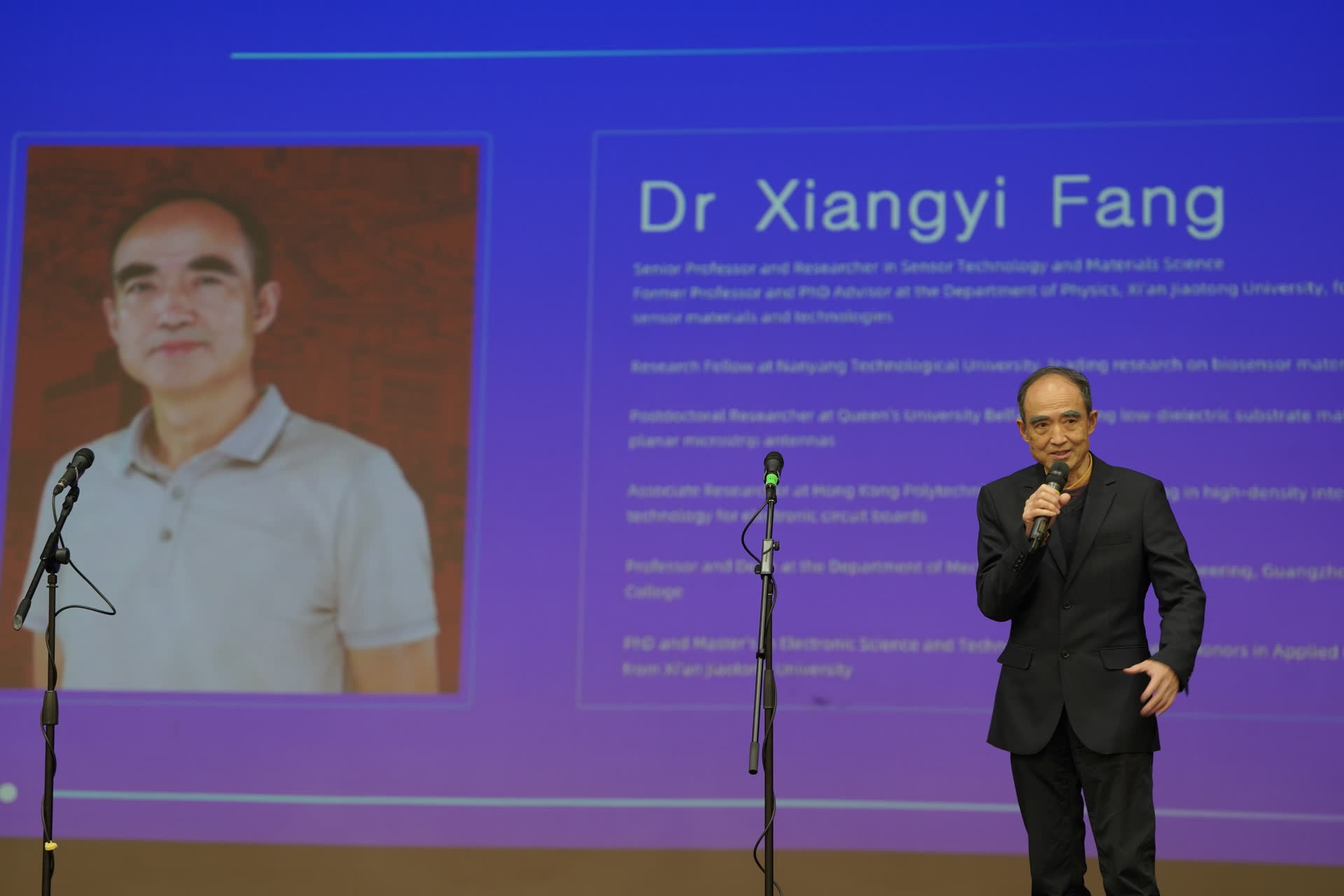 PLAY AI professor presentation at event