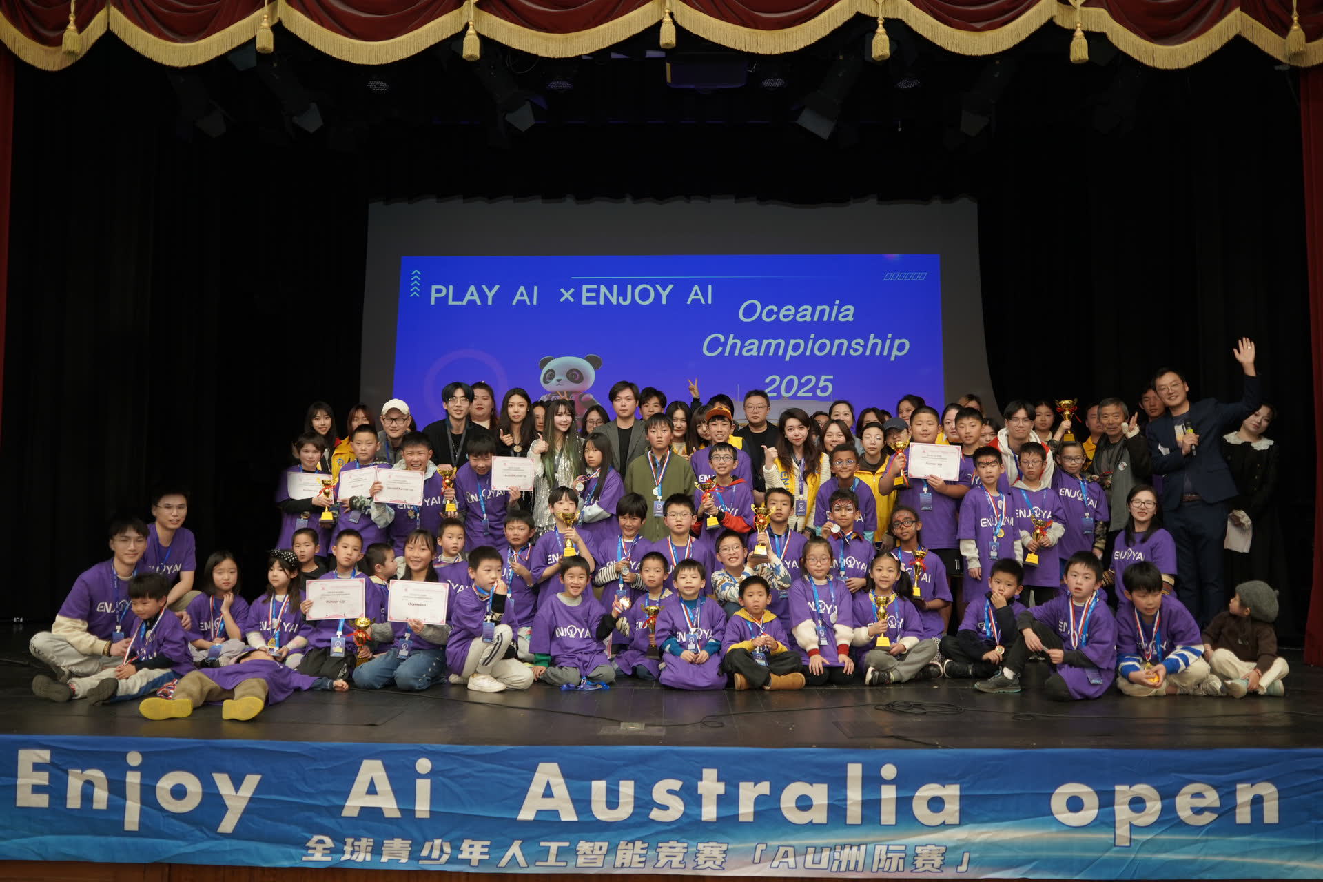 PLAY AI students presenting work